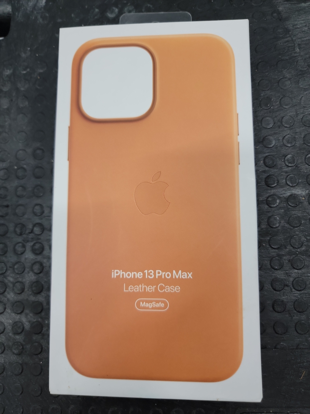 Apple Origonal iPhone 13 Pro Max Leather Case - Golden Brown